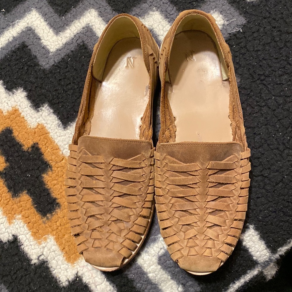Nisolo Leather Huarache Sandal Women's Size 9.5 Excellent used condition